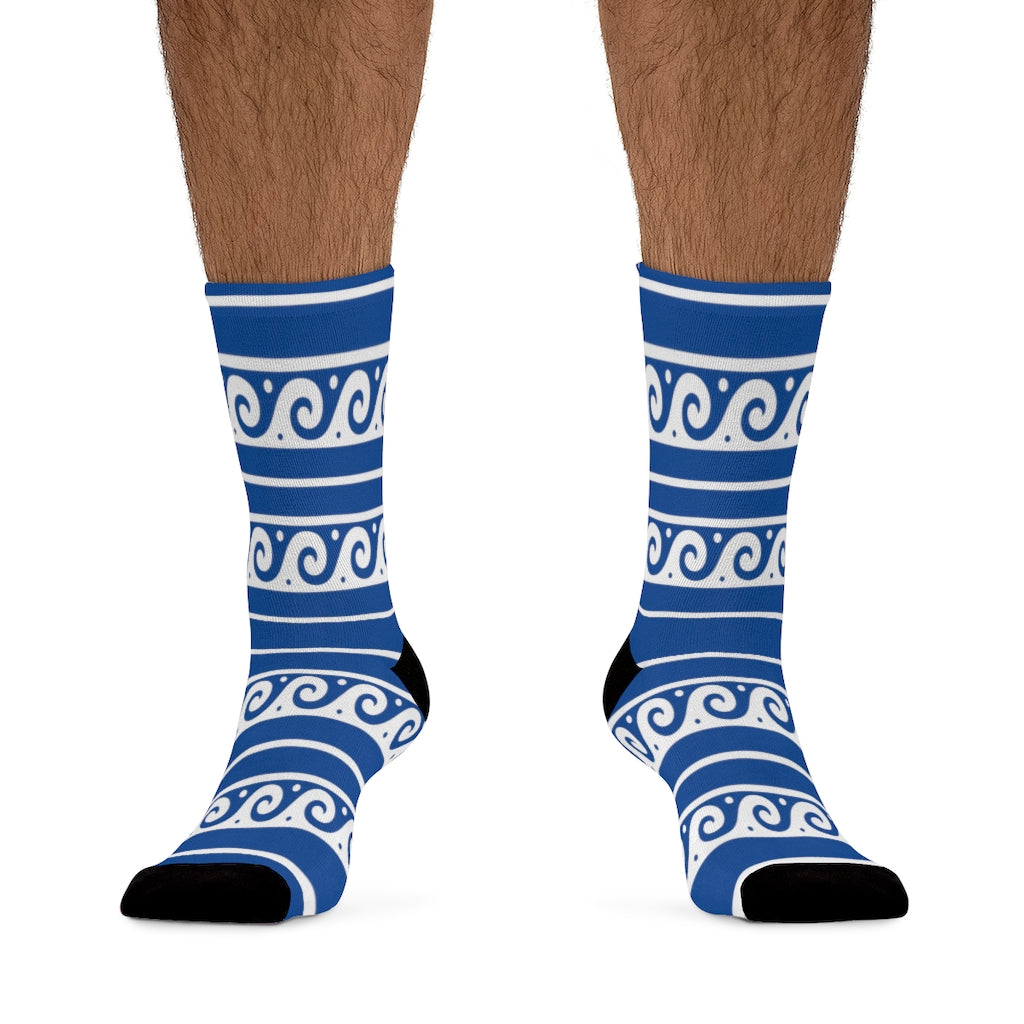 Grecian Waves Socks