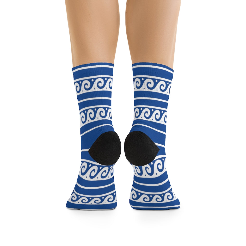 Grecian Waves Socks