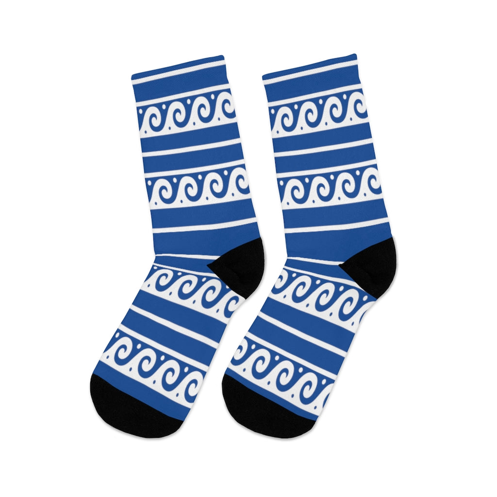 Grecian Waves Socks