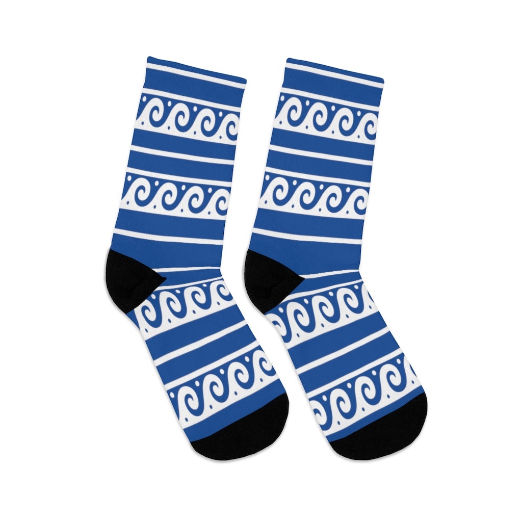 Grecian Waves Socks