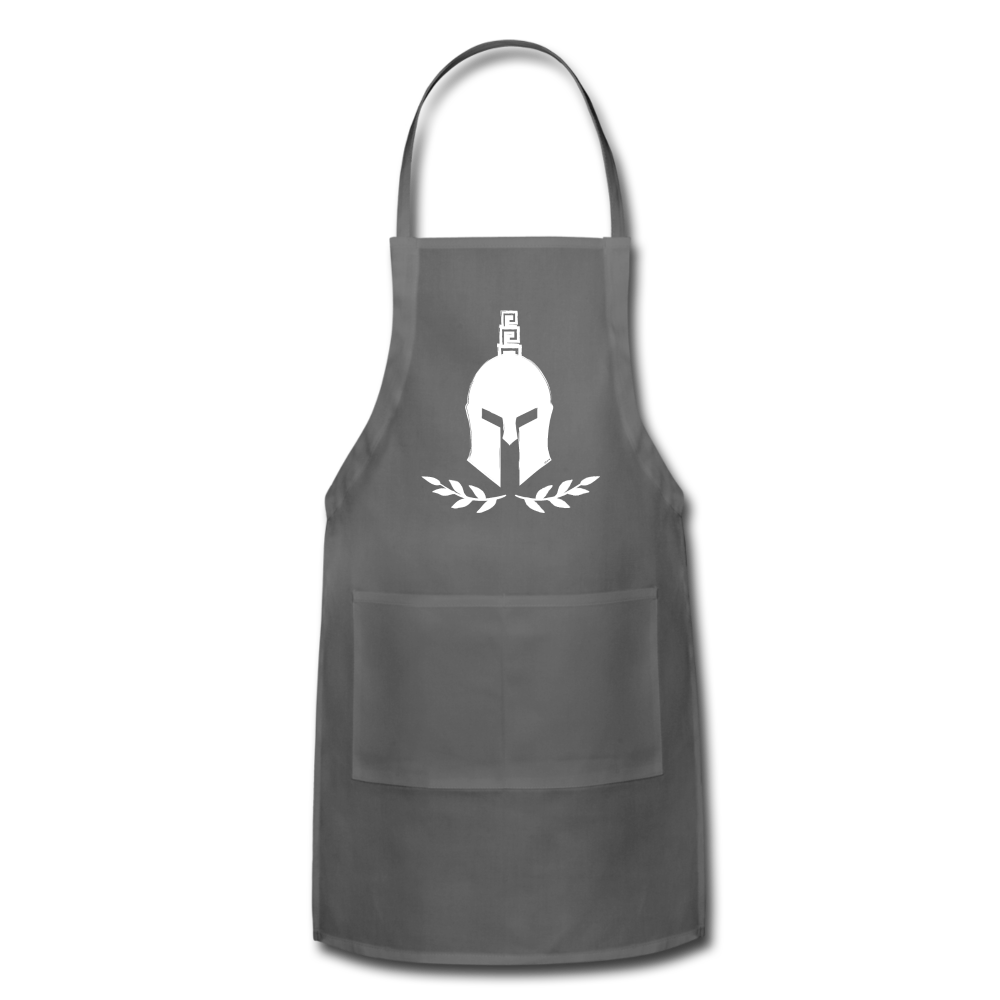 The Warrior Apron - charcoal