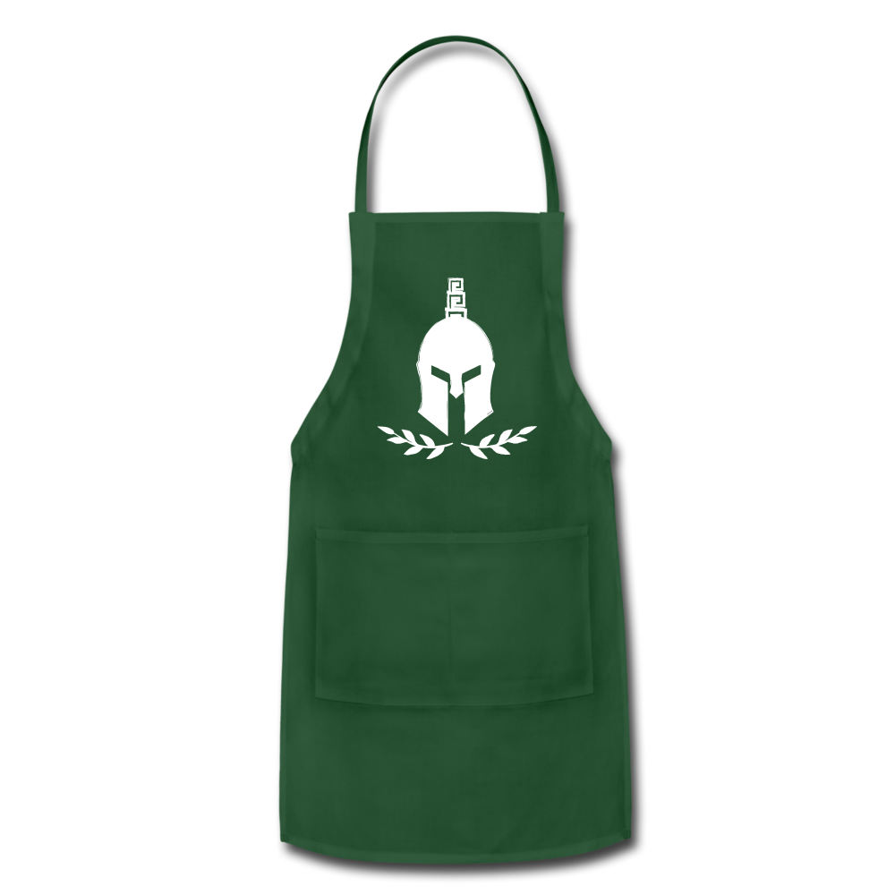 The Warrior Apron - forest green