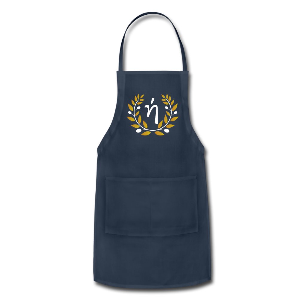 ήλιος Wreath Apron - navy