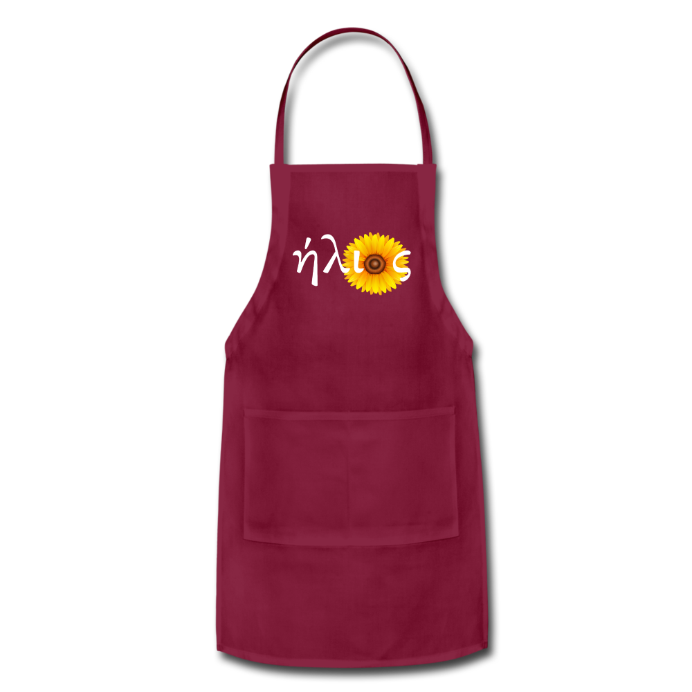 ήλιος Apron - burgundy