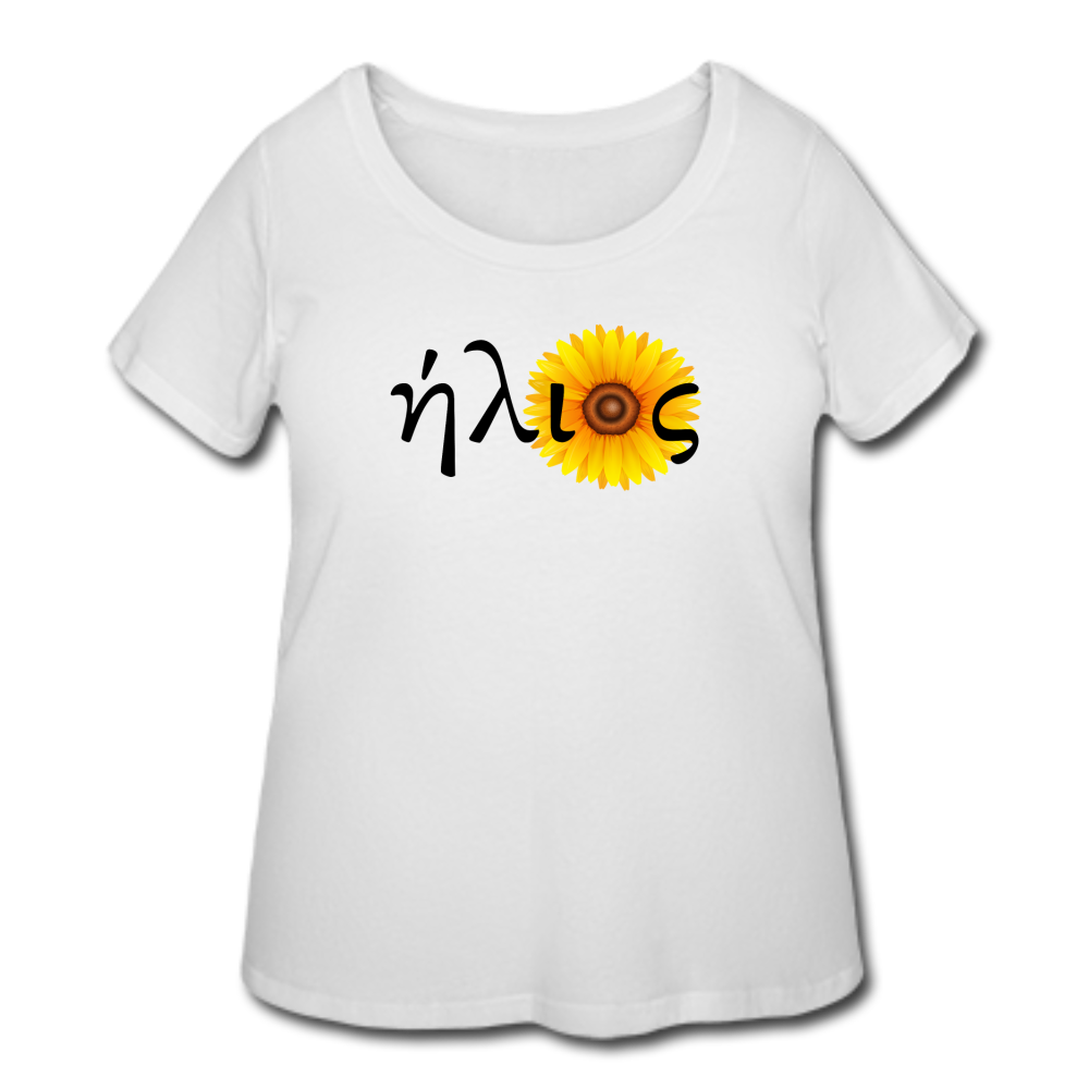 Women’s ήλιος Curvy T-Shirt - white