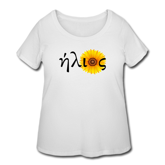 Women’s ήλιος Curvy T-Shirt - white