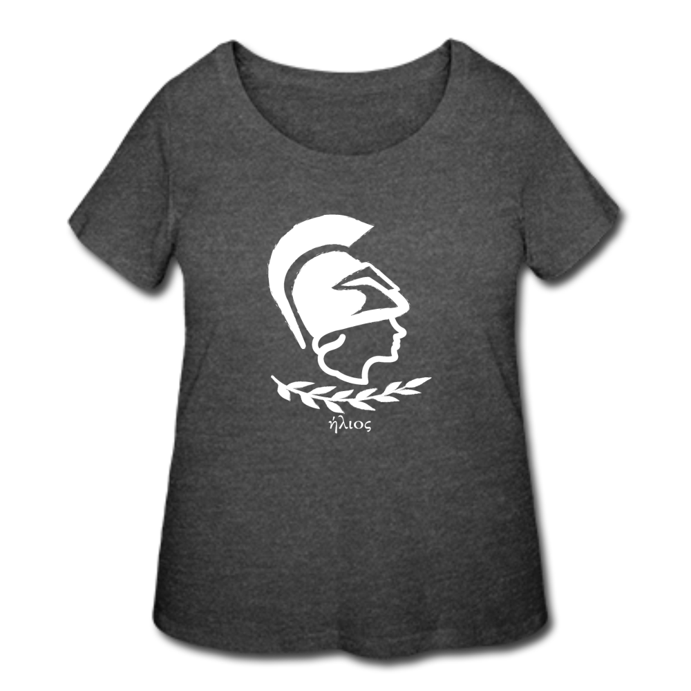 Women’s Warrior Princess Curvy T-Shirt - deep heather