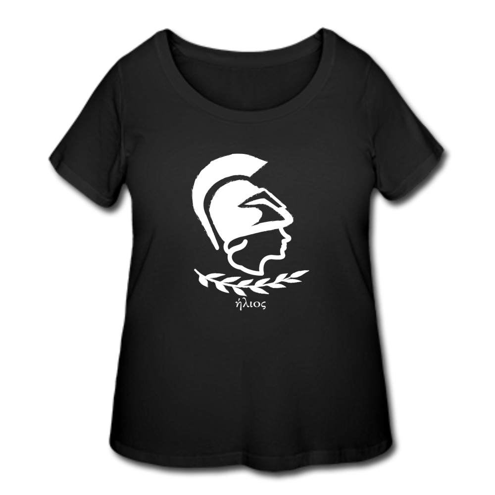 Women’s Warrior Princess Curvy T-Shirt - black