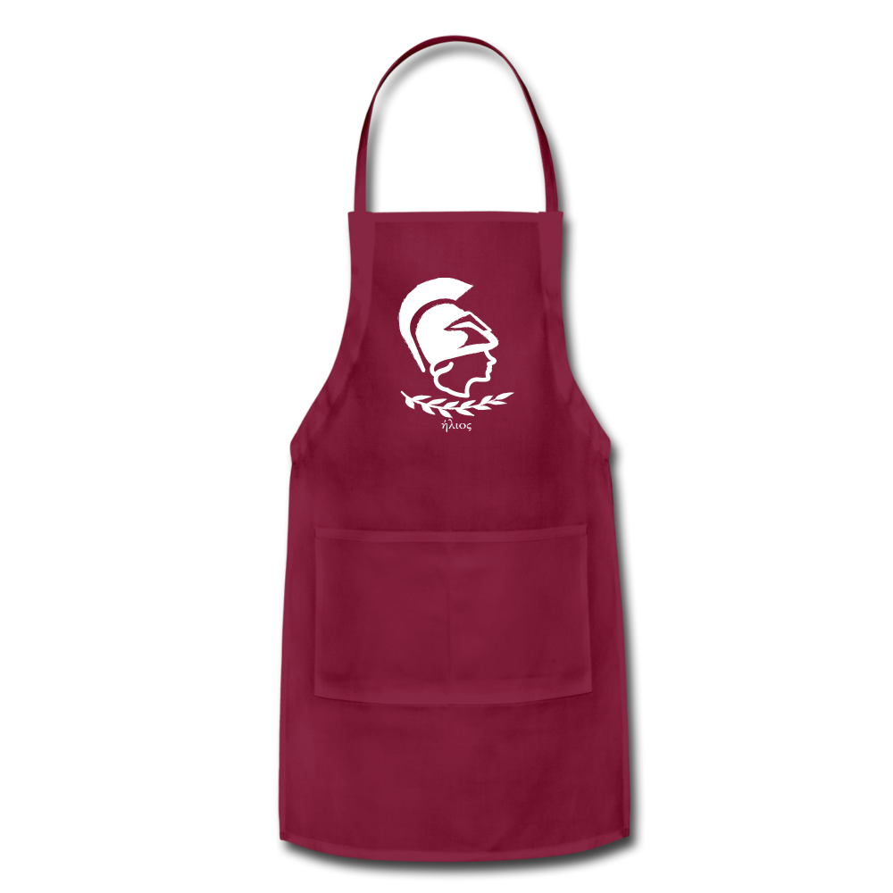 Warrior Princess Apron - burgundy