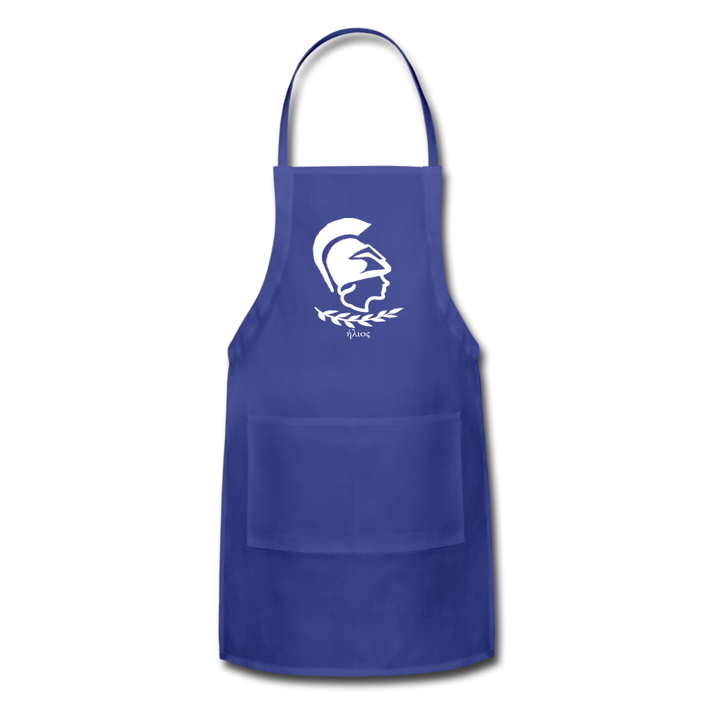 Warrior Princess Apron - royal blue