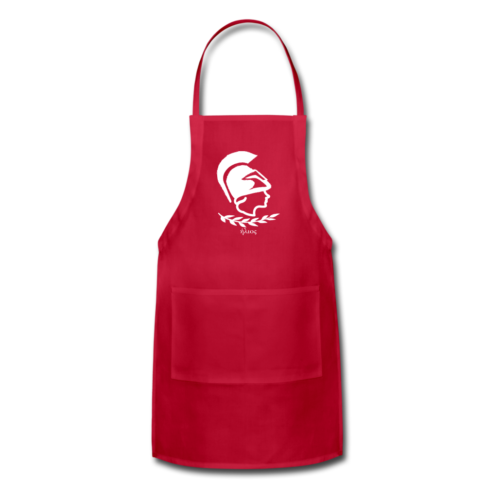 Warrior Princess Apron - red