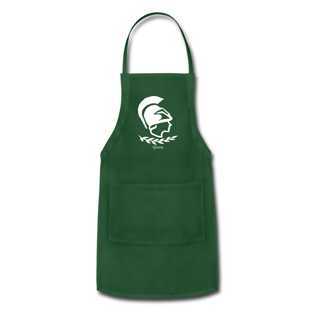 Warrior Princess Apron - forest green