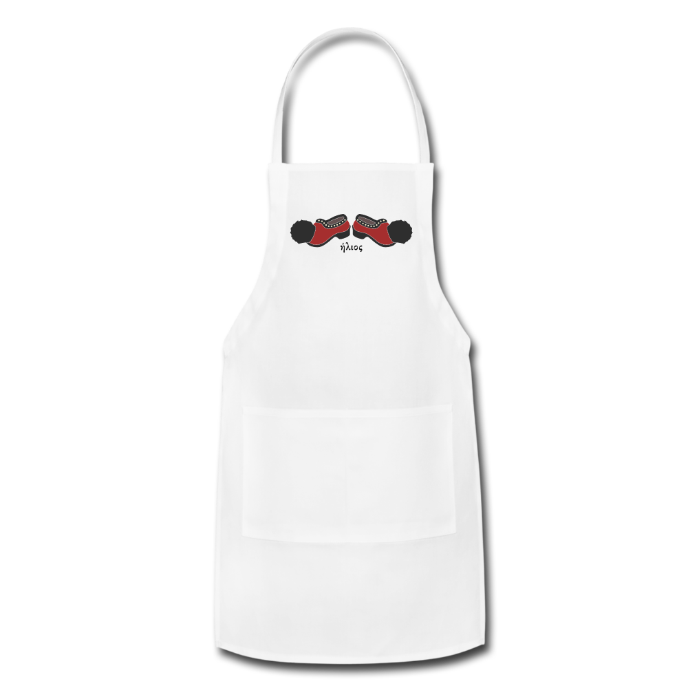 The Tsarouchi Apron - white