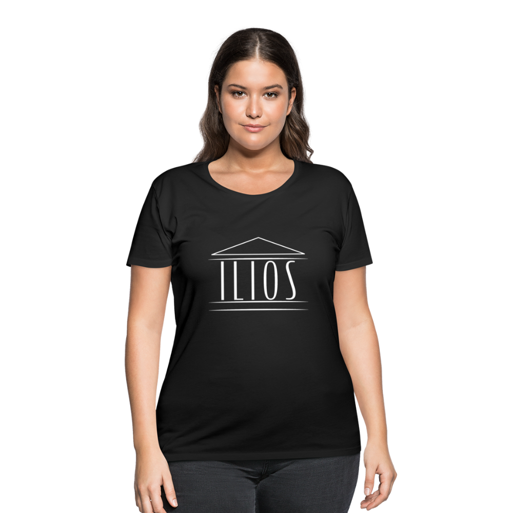 Women’s Temple of Sun Curvy T-Shirt - black